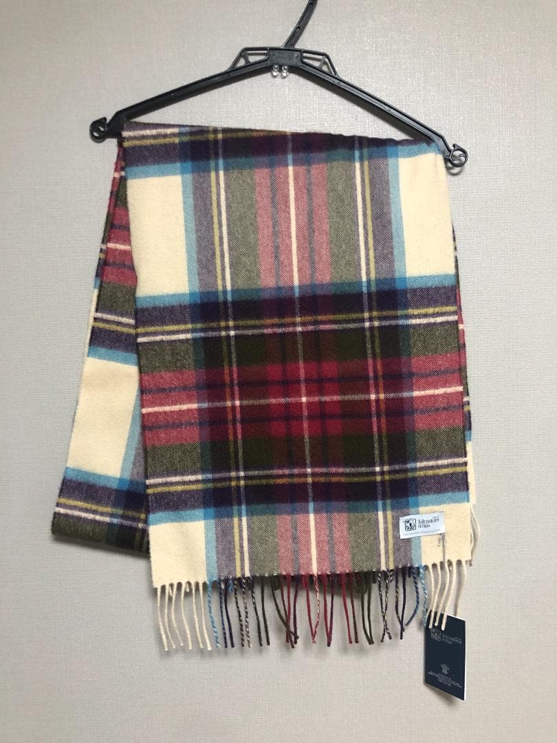 新品 JOHNSTONS WA000057 中判カシミアストール 旧タグ