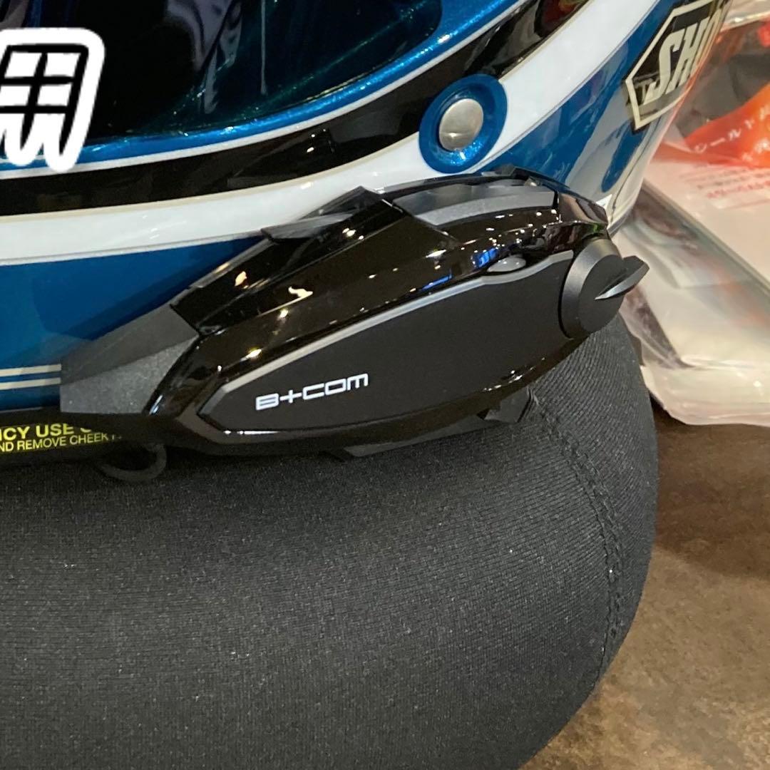 SHOEI ビーコム付き　ミラーシールド　Glamster ビバーク