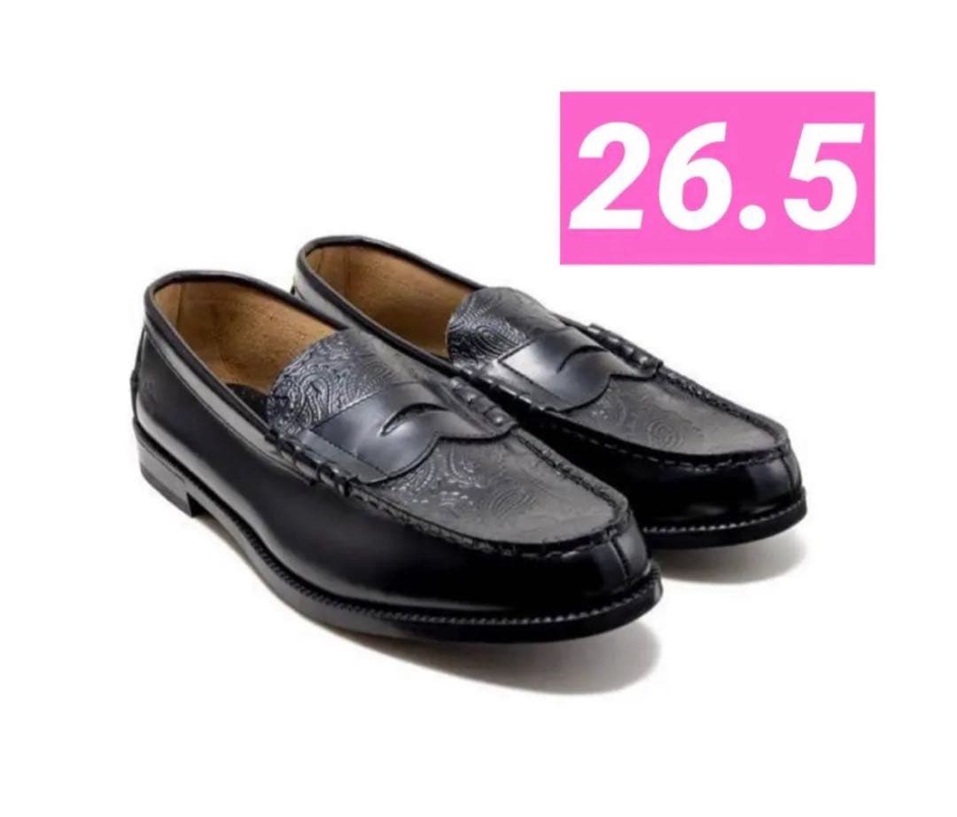 kenford fine shoesケンフォード ペイズリー ローファー26.5
