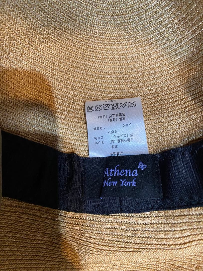 UNITED ARROWS別注　アシーナニューヨーク　麦わら帽子