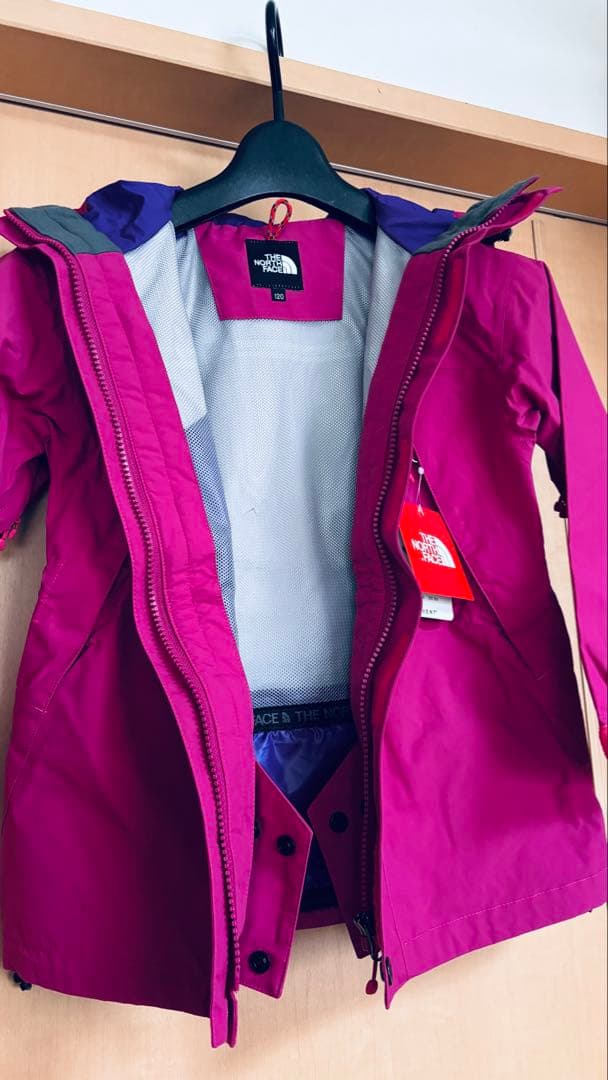 ❄️ 新品　ノースフェイス　120 スノーウェア　スキーウェア　ピンク　ブラック