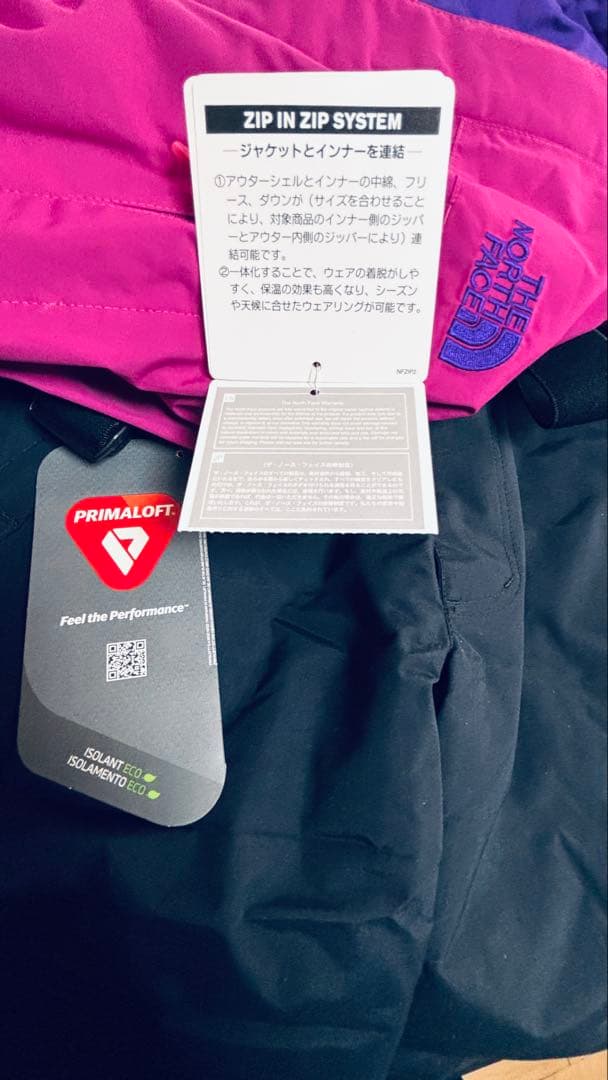 ❄️ 新品　ノースフェイス　120 スノーウェア　スキーウェア　ピンク　ブラック