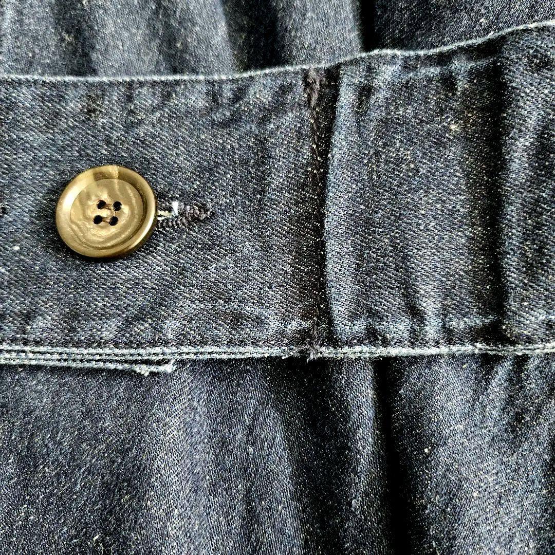 【タグ付き】未使用✨CLANE デニムケープコート　インディゴ 定価3.7万