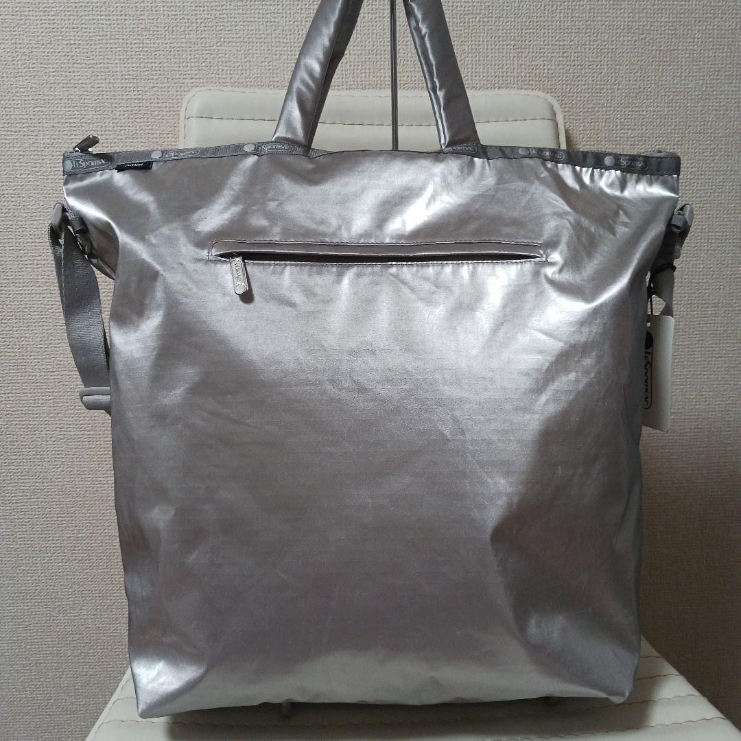 2932【未使用級・希少】レスポートサックAmeriトートバッグ　シルバー