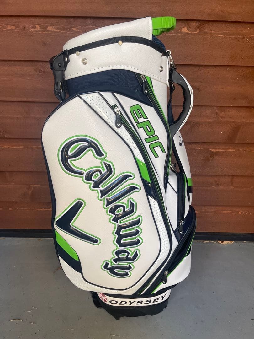 キャロウェイ Callaway EPIC キャディバッグ ホワイト/グリーン