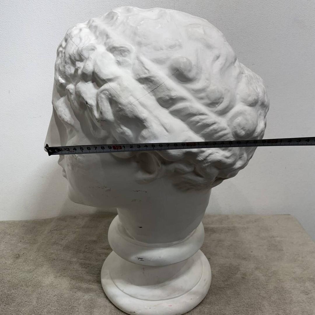 西洋 石膏像 パルテノン ラボルト デッサン 首像 アンティーク 　XＺ3374