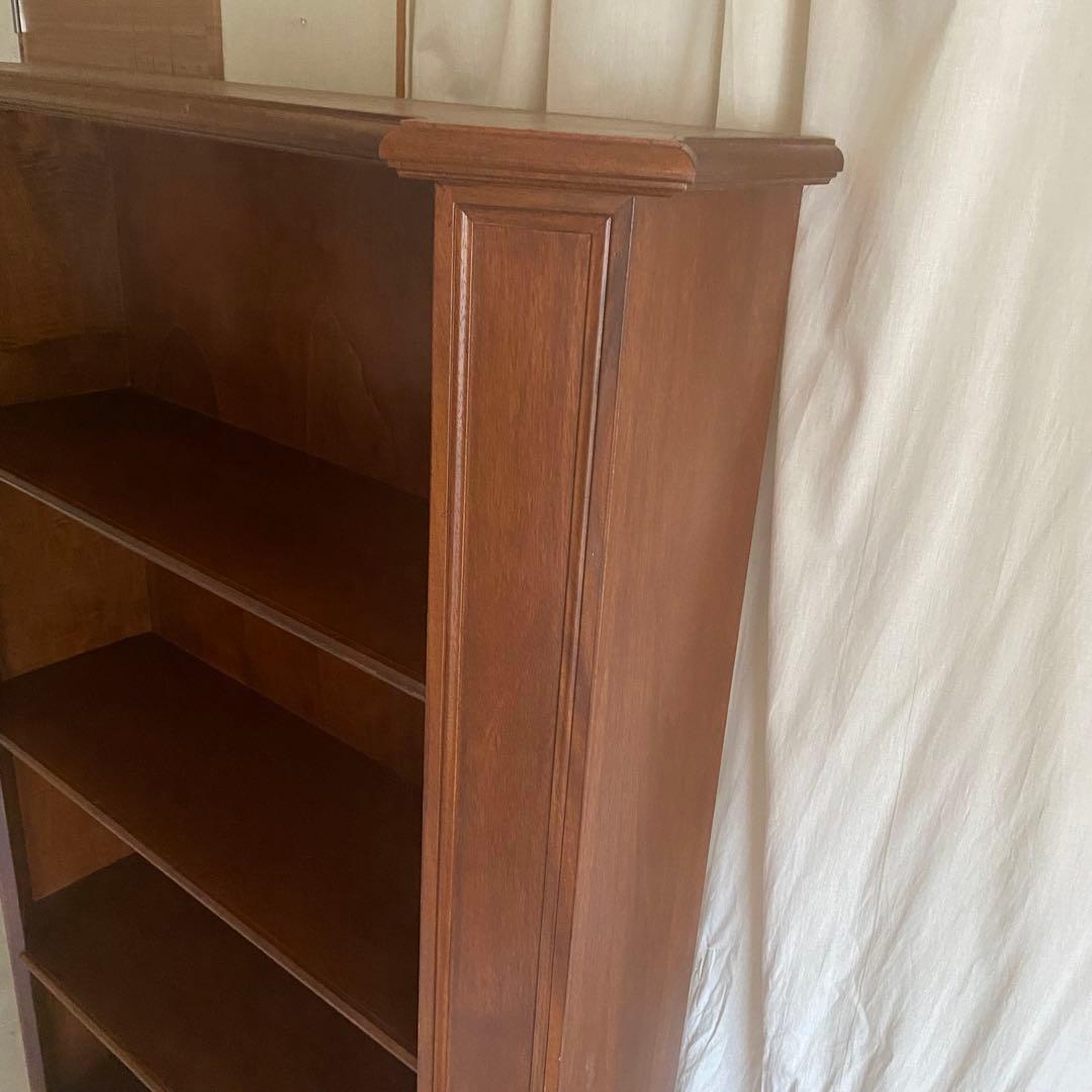 イタリア製　アンティーク　シェルフ　本棚　ヨーロピアン　英国カントリー　飾り棚