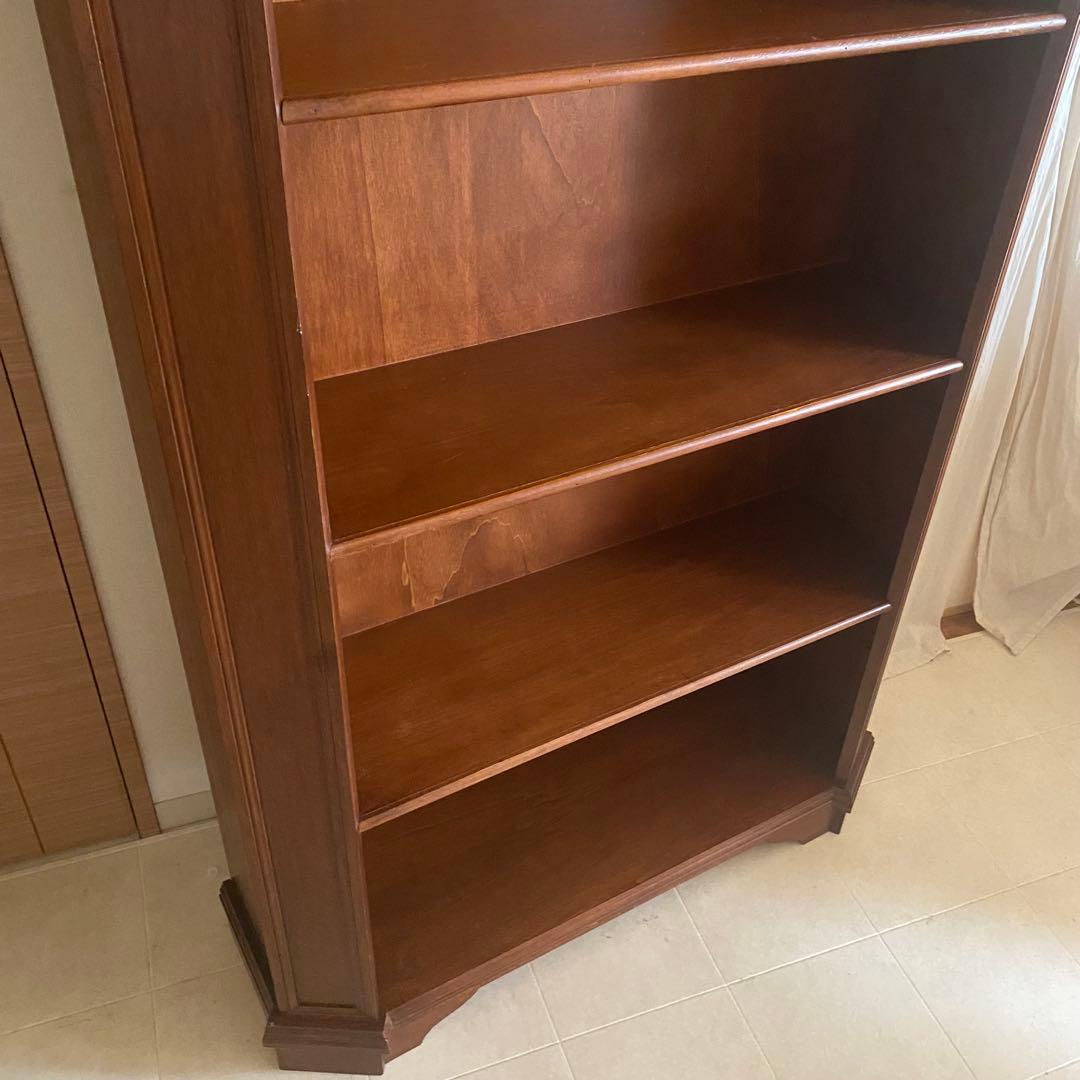 イタリア製　アンティーク　シェルフ　本棚　ヨーロピアン　英国カントリー　飾り棚