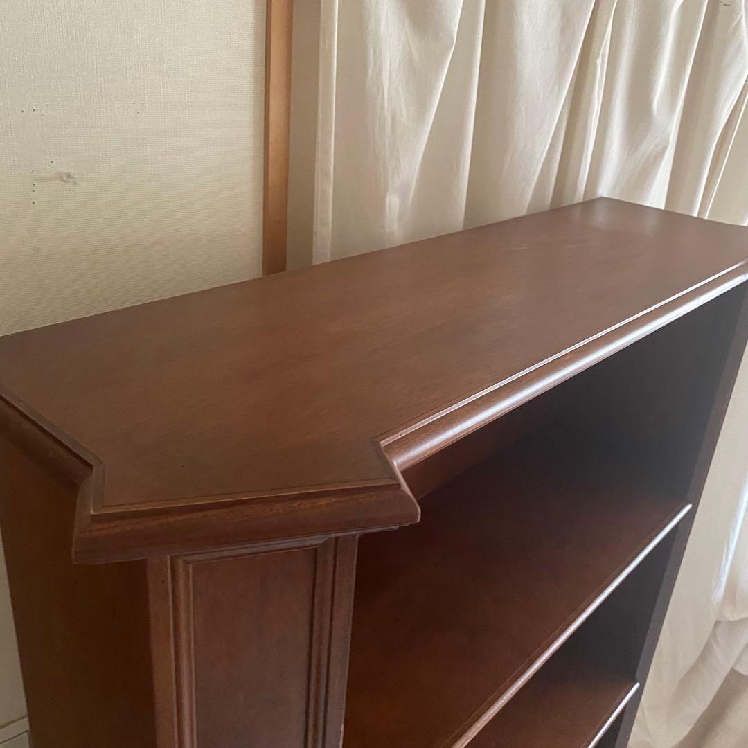 イタリア製　アンティーク　シェルフ　本棚　ヨーロピアン　英国カントリー　飾り棚