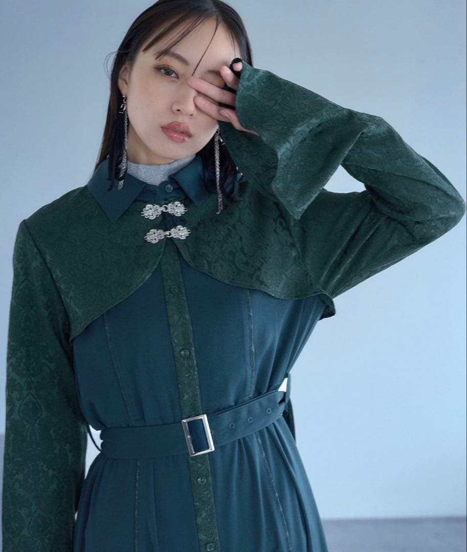 HARE ジャガードチャイナボレロワンピース