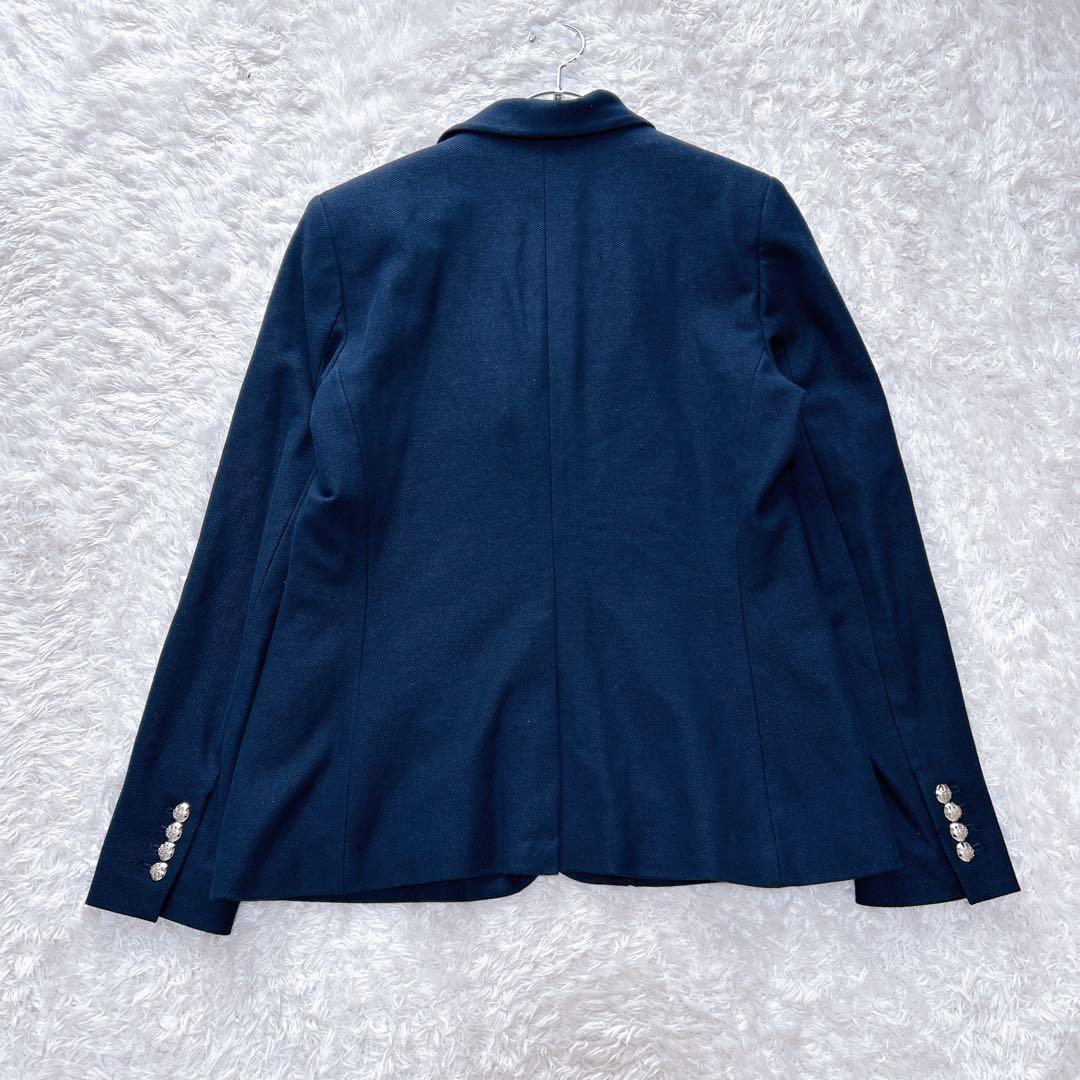 ローレンラルフローレン　テーラードジャケット　紺ブレ　ワッペン　銀ボタン