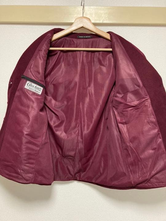 ビンテージ 80年代 英国製 ウール スクールジャケット テーラードジャケット