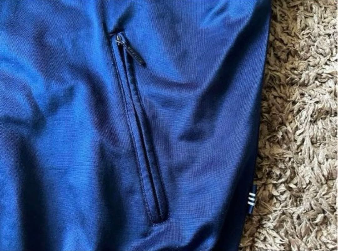 90's adidas アディダス トラック ジャケット ジャージ ネイビー 紺