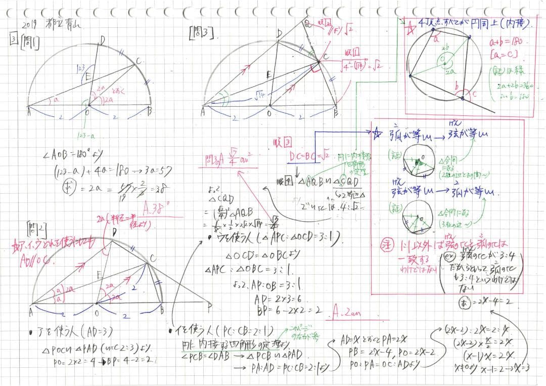 限定割引 塾講師オリジナル入試数学解説(全問動画付)都立青山過去問2018-23