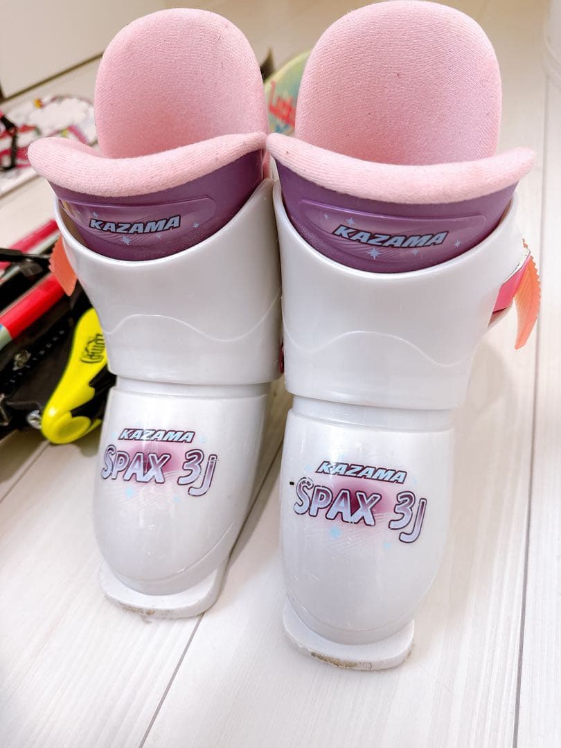 キッズ90cm スキーセット（4点　板　ビンディング　ストック　ブーツ）