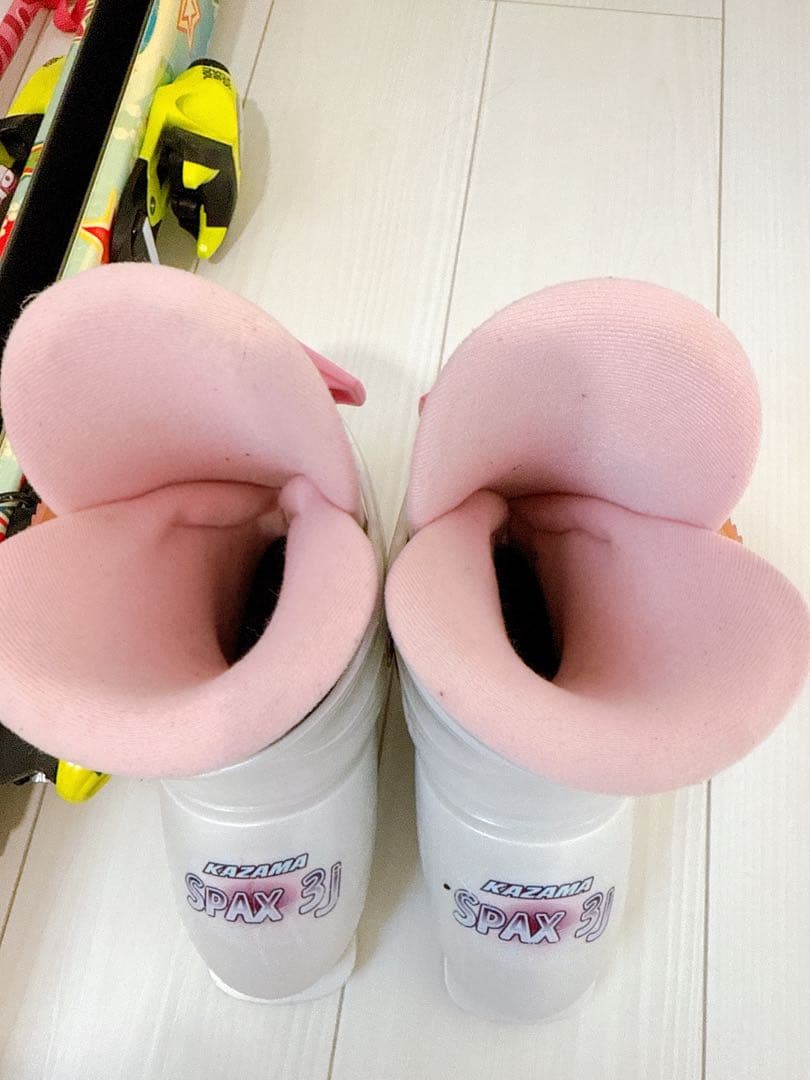 キッズ90cm スキーセット（4点　板　ビンディング　ストック　ブーツ）