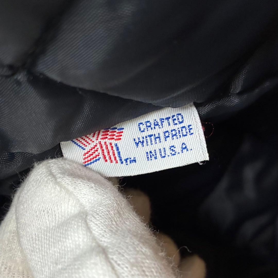 ★USA製★Schott★Pコート★740★マーブル★サイズ40★L相当★紺★