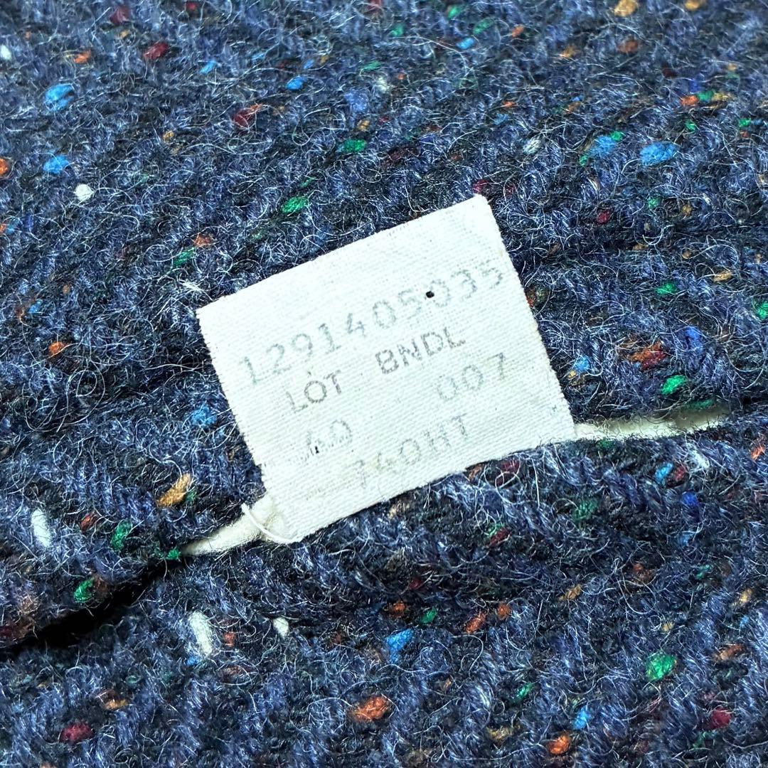 ★USA製★Schott★Pコート★740★マーブル★サイズ40★L相当★紺★