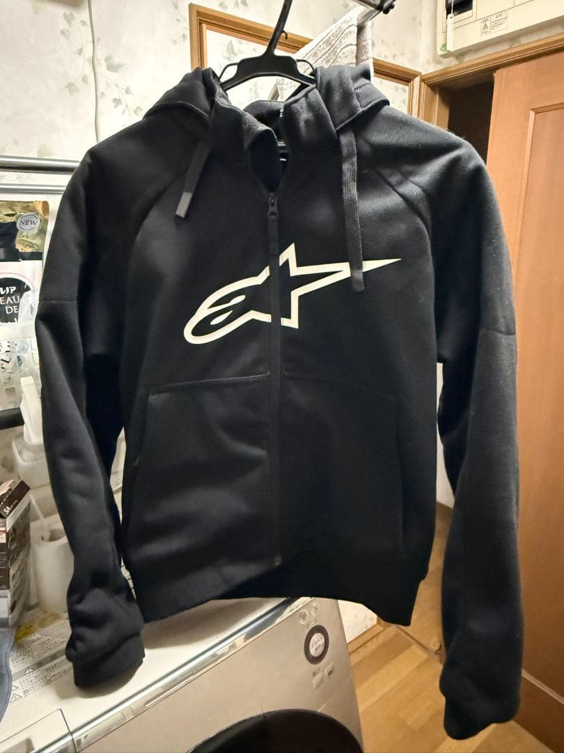 アルパインスターズ パーカー クローム スポーツ フーディー M アジア