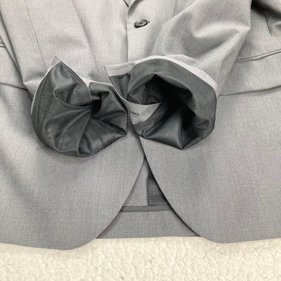 美品 DESCENTE セットアップスーツ ストレッチ 洗える 軽量 グレー