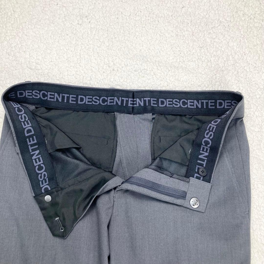 美品 DESCENTE セットアップスーツ ストレッチ 洗える 軽量 グレー
