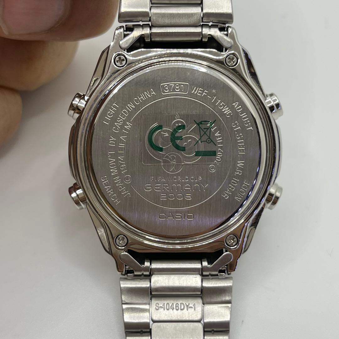 【未使用】CASIO　2006ドイツW杯モデル QZ WEF-115WC 腕時計