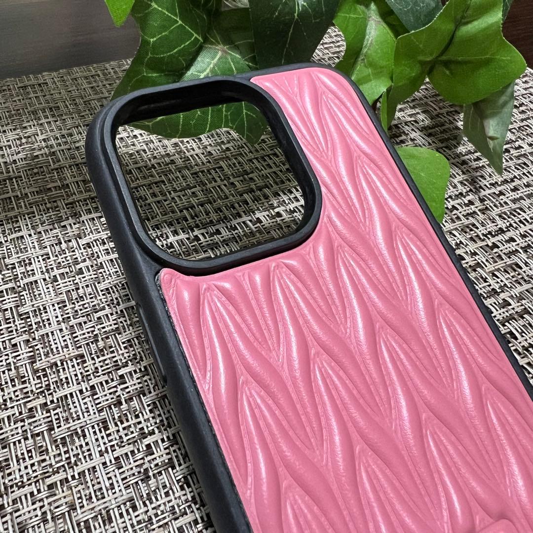 miu miu ピンク iPhone14PROケース