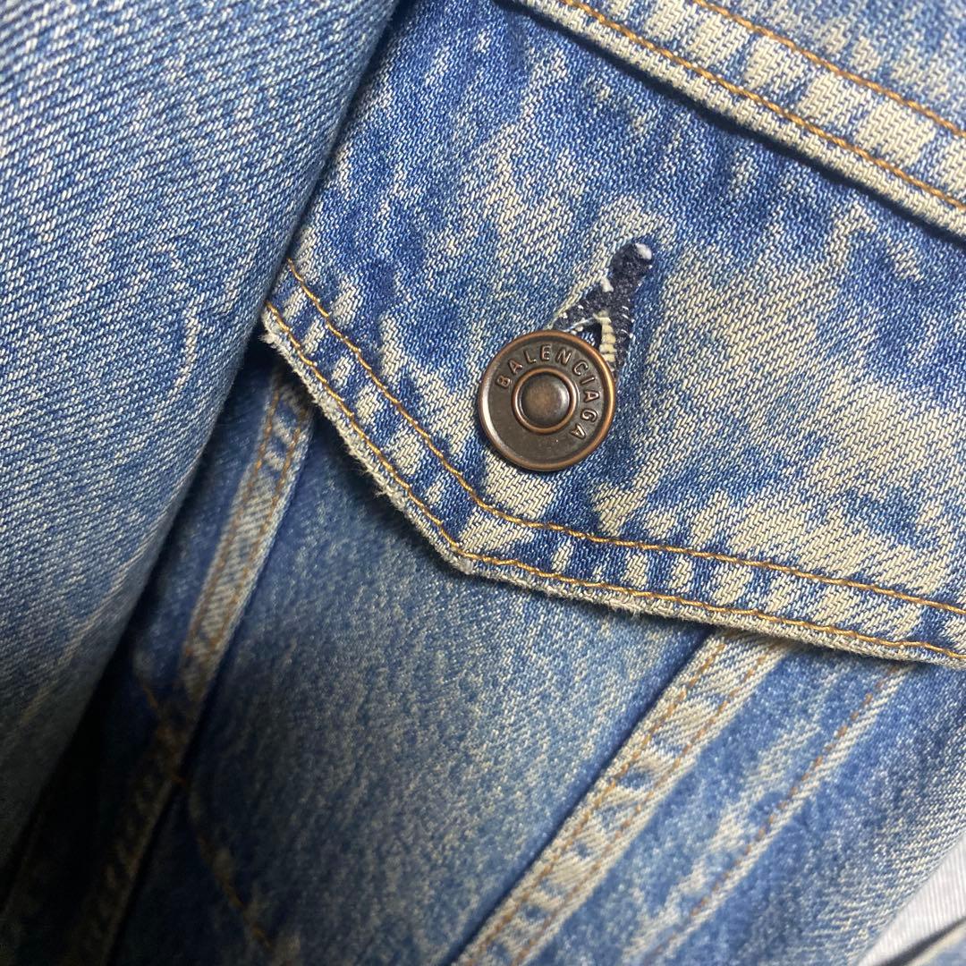 BALENCIAGA デニムジャケット ブルー