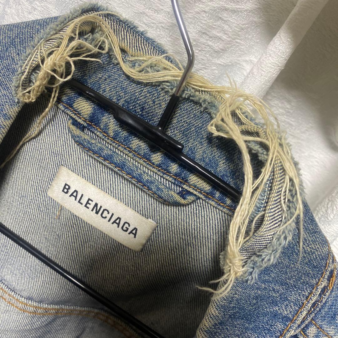 BALENCIAGA デニムジャケット ブルー