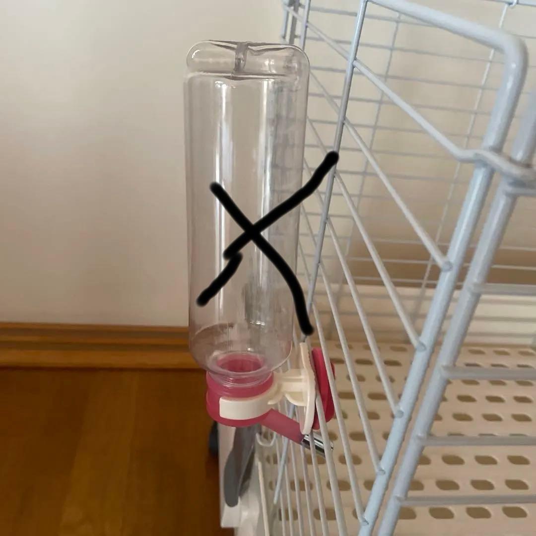 サンコー　うさぎケージ 80 キャスター付き　ホワイトケージ　かじり棒付き