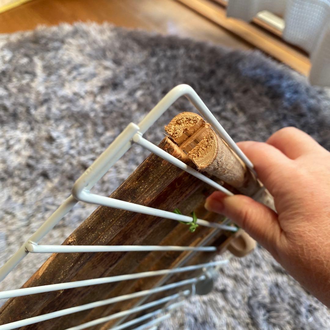 サンコー　うさぎケージ 80 キャスター付き　ホワイトケージ　かじり棒付き