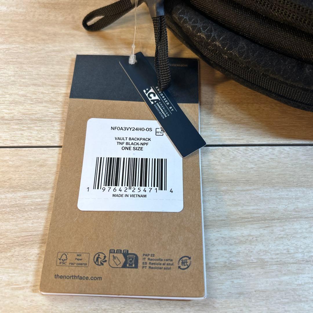 ノースフェイス　VAULT ヴォルト　リュック　バックパック　27L ブラック