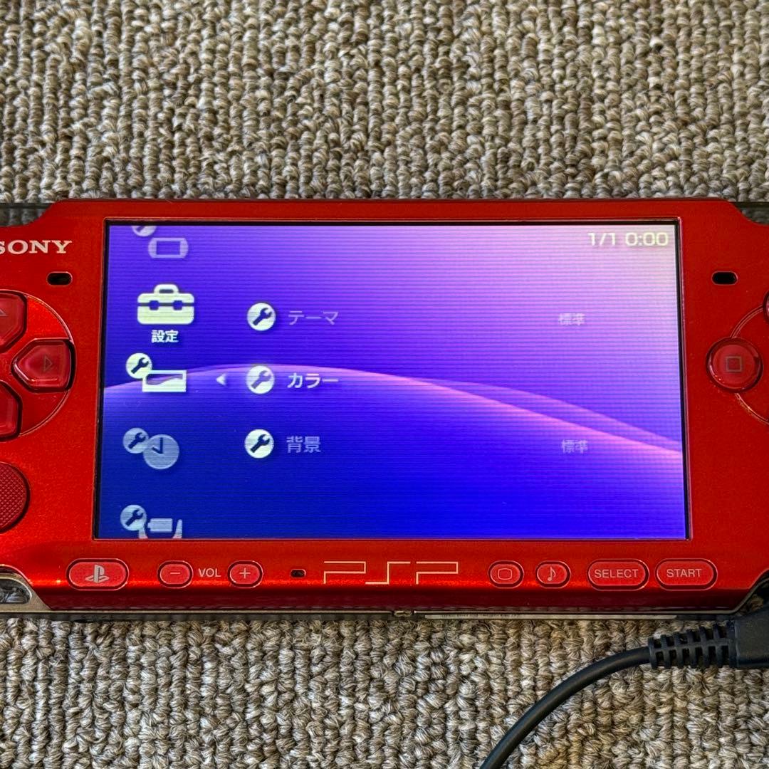 PSP-3000 本体 レッド