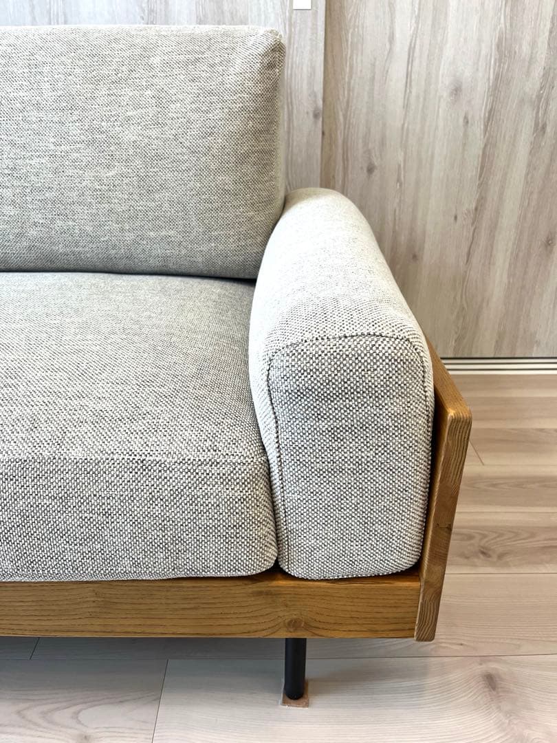 美品【unico】TRELソファ 3シーター 定番ベージュ【8/31まで!!】