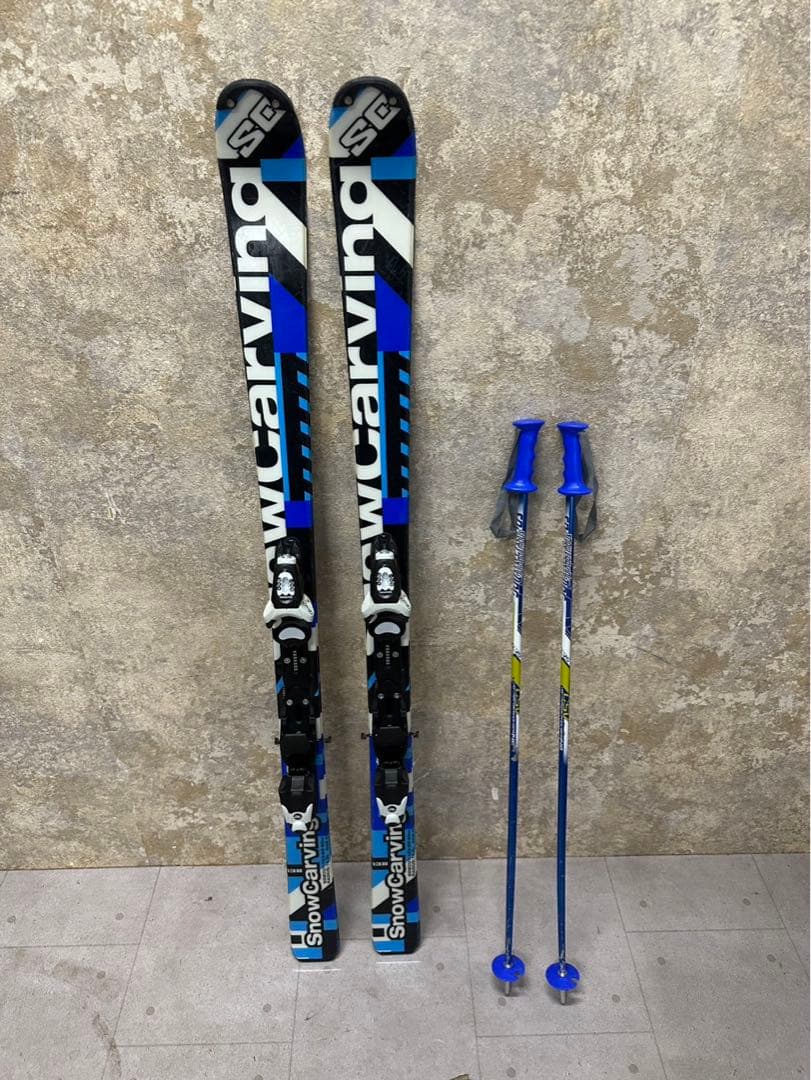 ⑦Carving スキー板　スキーポール
