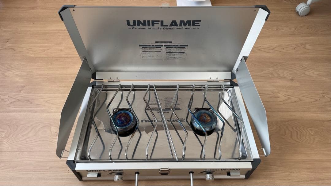 UNIFLAME（ユニフレーム）ツーバーナー&キッチンスタンド　セット