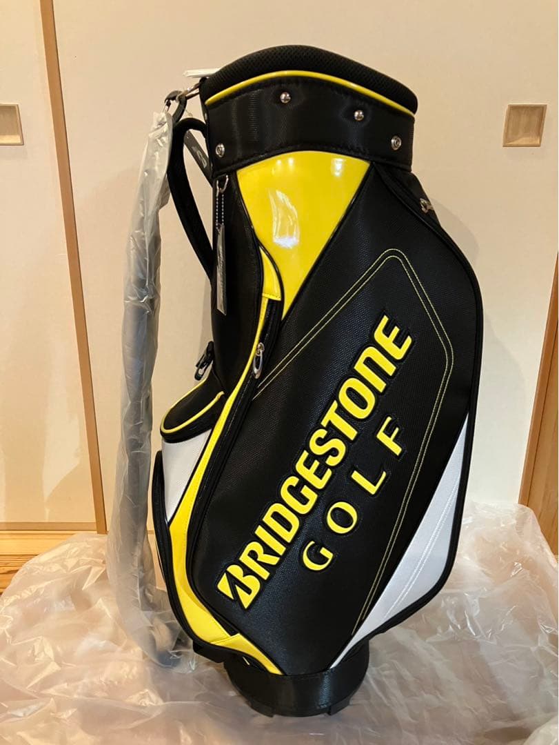 【新品未使用】BRIDGESTONE GOLF キャディバッグ 黒×黄