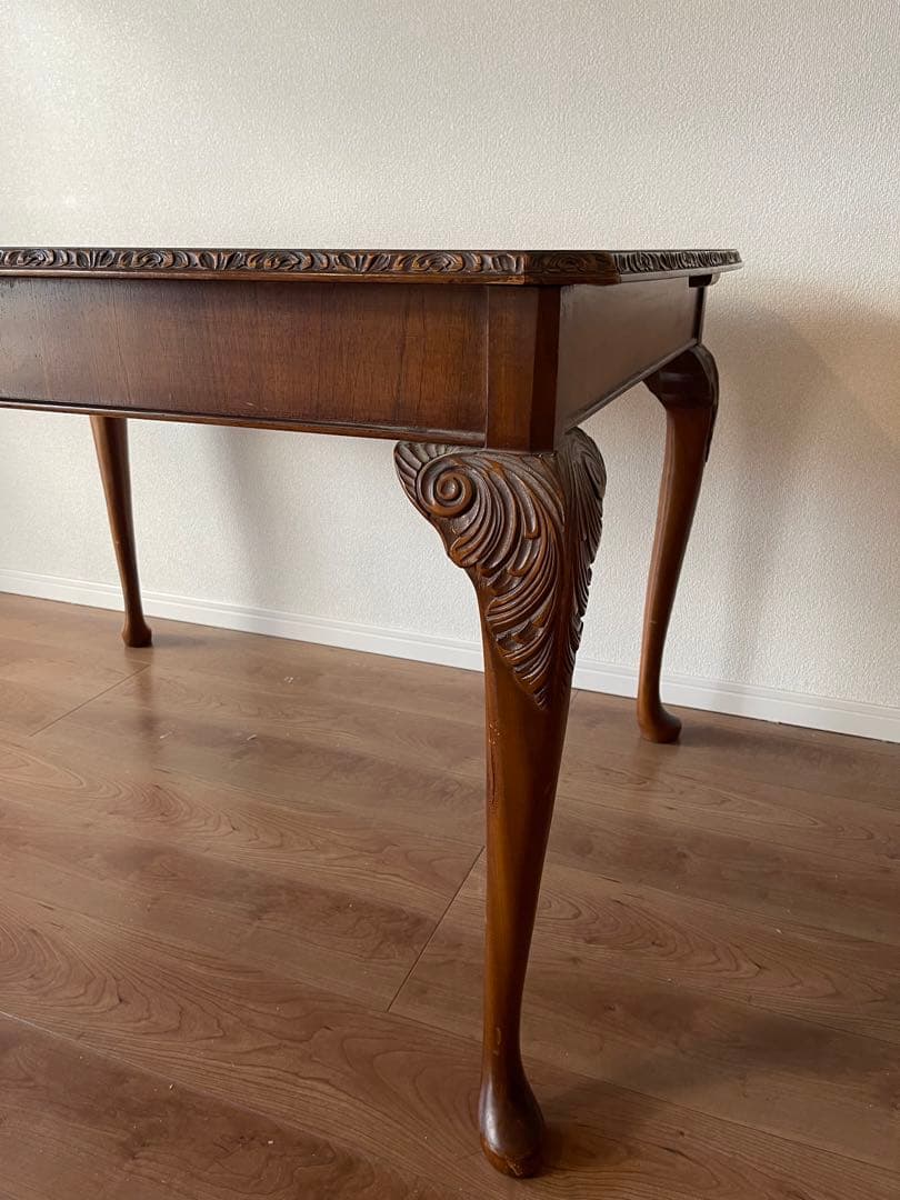 ビンテージ テーブル 猫足 ダイニング テーブル カフェ 店舗