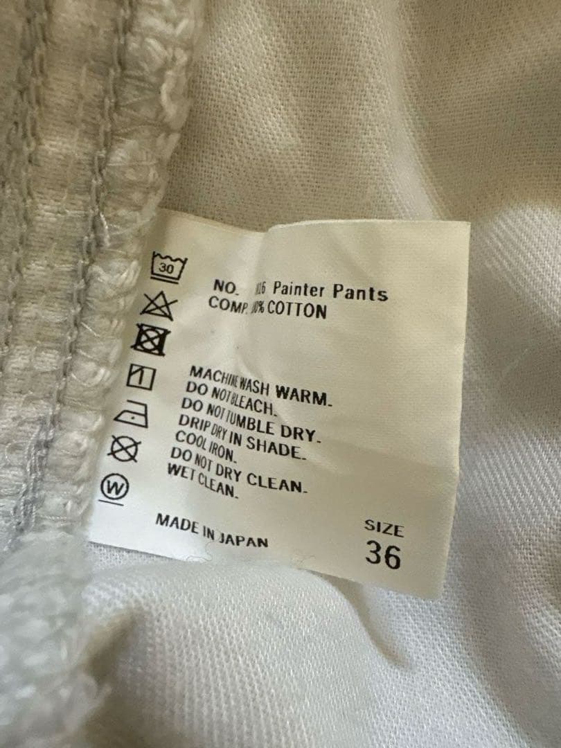 パンツ SHISHIKUI Painter pants / OFF WHITE 36