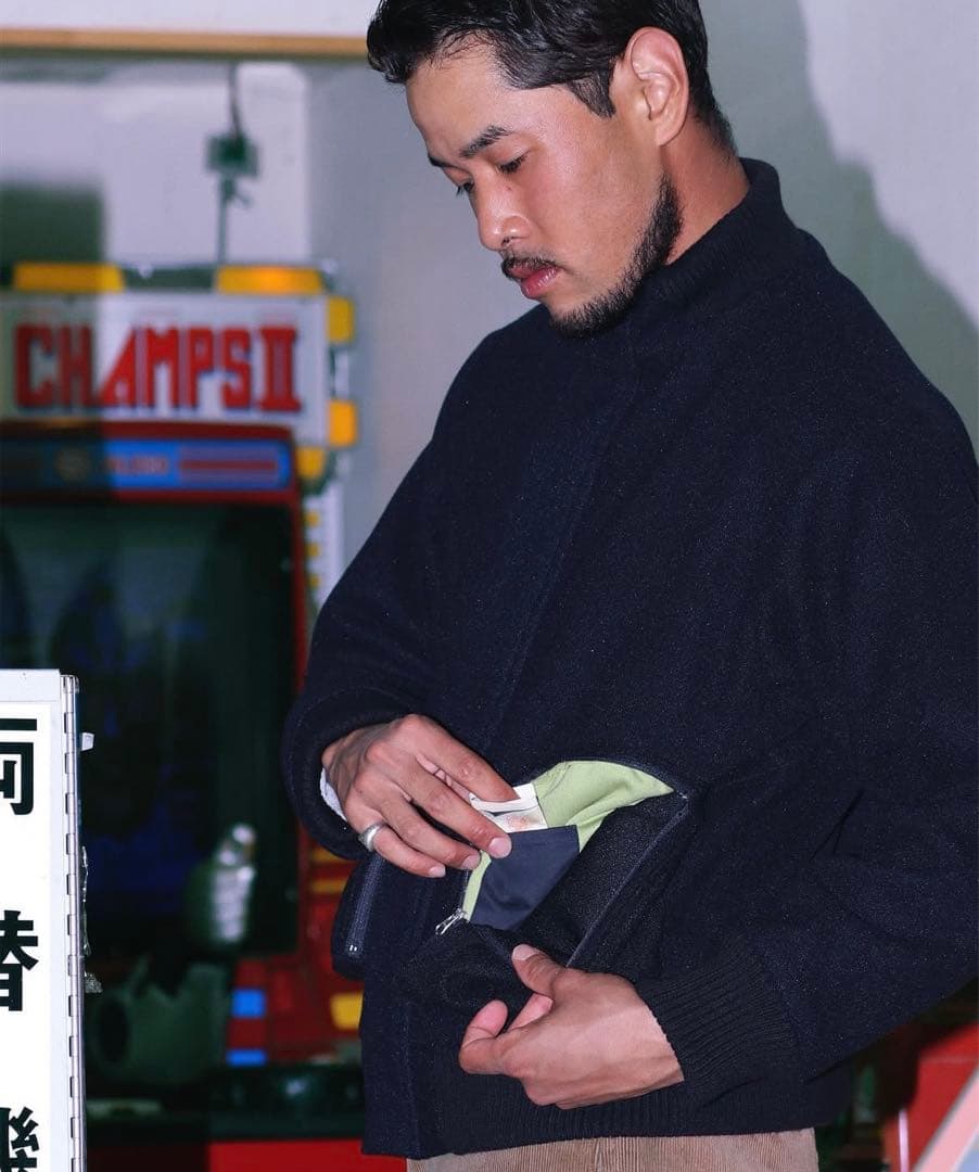 whimsysocks ダブルポーチタンクジャケット