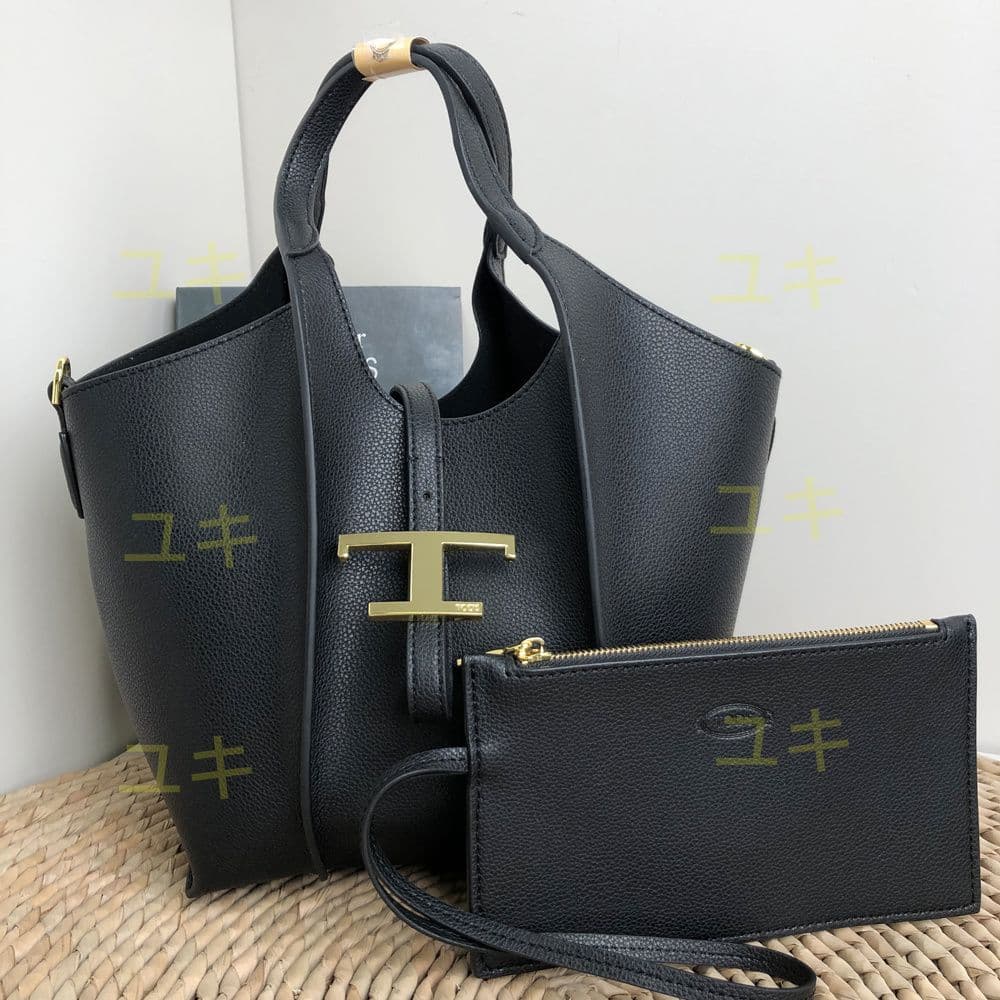 トッズ Tタイムレス スモール ショルダーバッグ ブラック