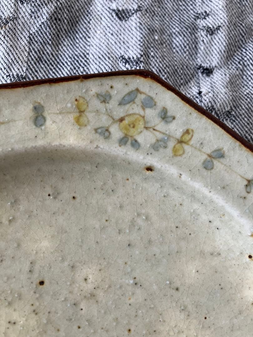 コウホ窯　市野吉記　八角形皿2枚セット