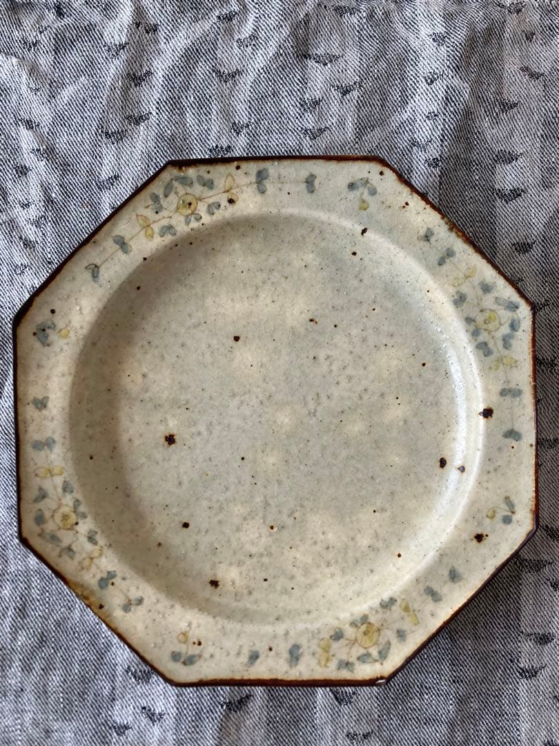 コウホ窯　市野吉記　八角形皿2枚セット