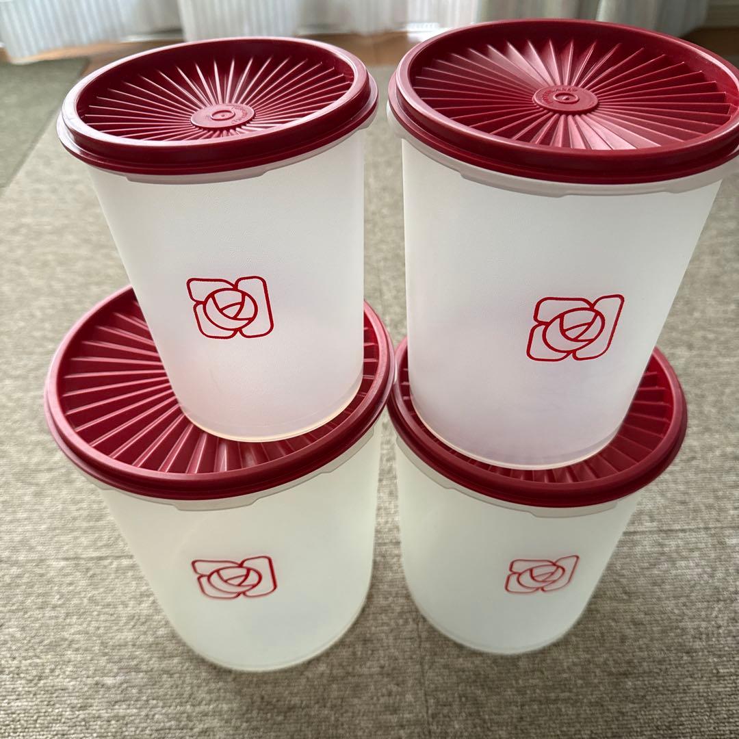 日本タッパーウェア マキシデコレーター 4個セット