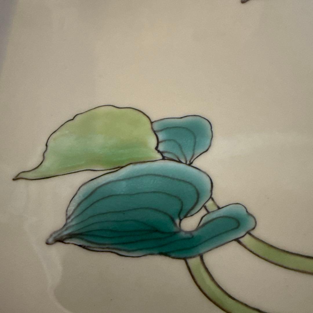 九谷焼★武腰潤★色絵★川蝉文★盛器★盛皿★飾皿★翡翠 カワセミ★泰山窯★4代目