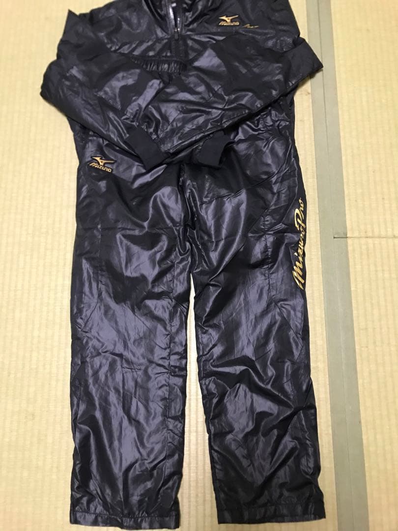 Mizuno Pro野球ウェア 上下セットLサイズ ブラック