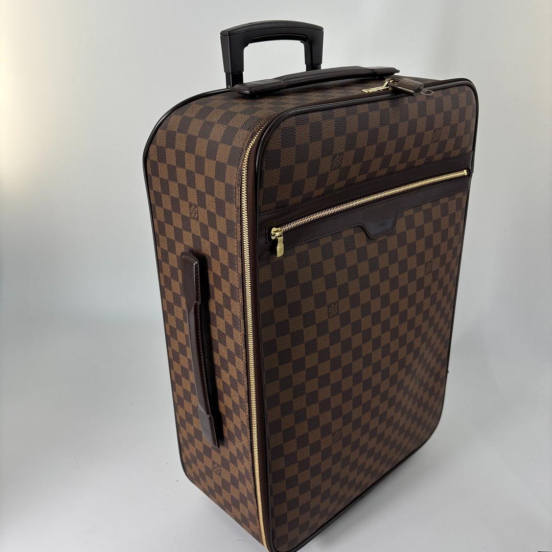 極美品 ルイヴィトン■ダミエ ペガス55 N23294 レザー スーツケース