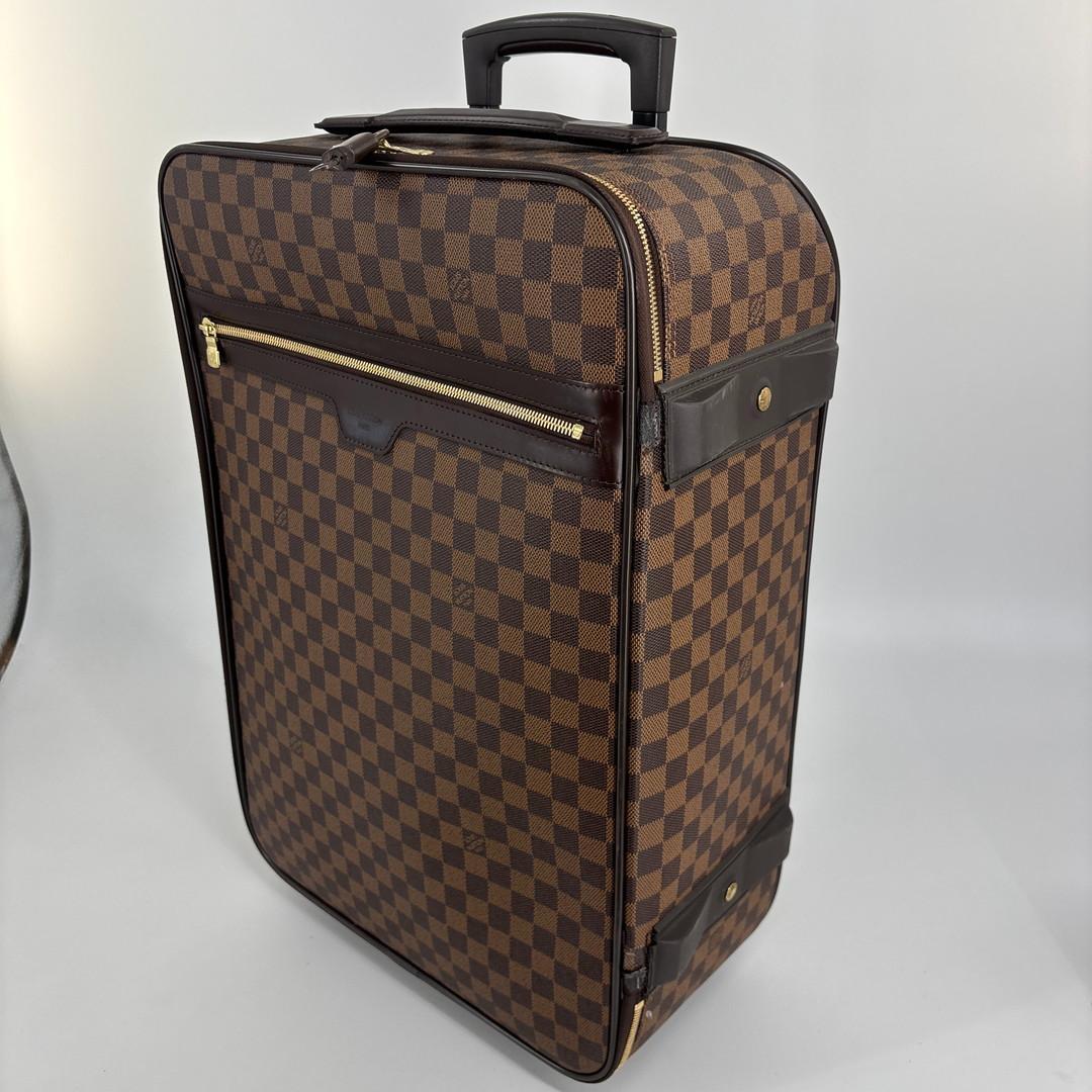 極美品 ルイヴィトン■ダミエ ペガス55 N23294 レザー スーツケース