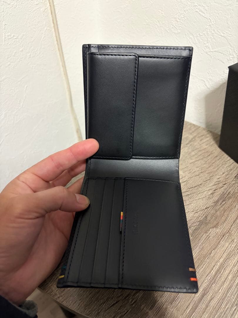 Paul Smith ハイライトステッチ二つ折り財布