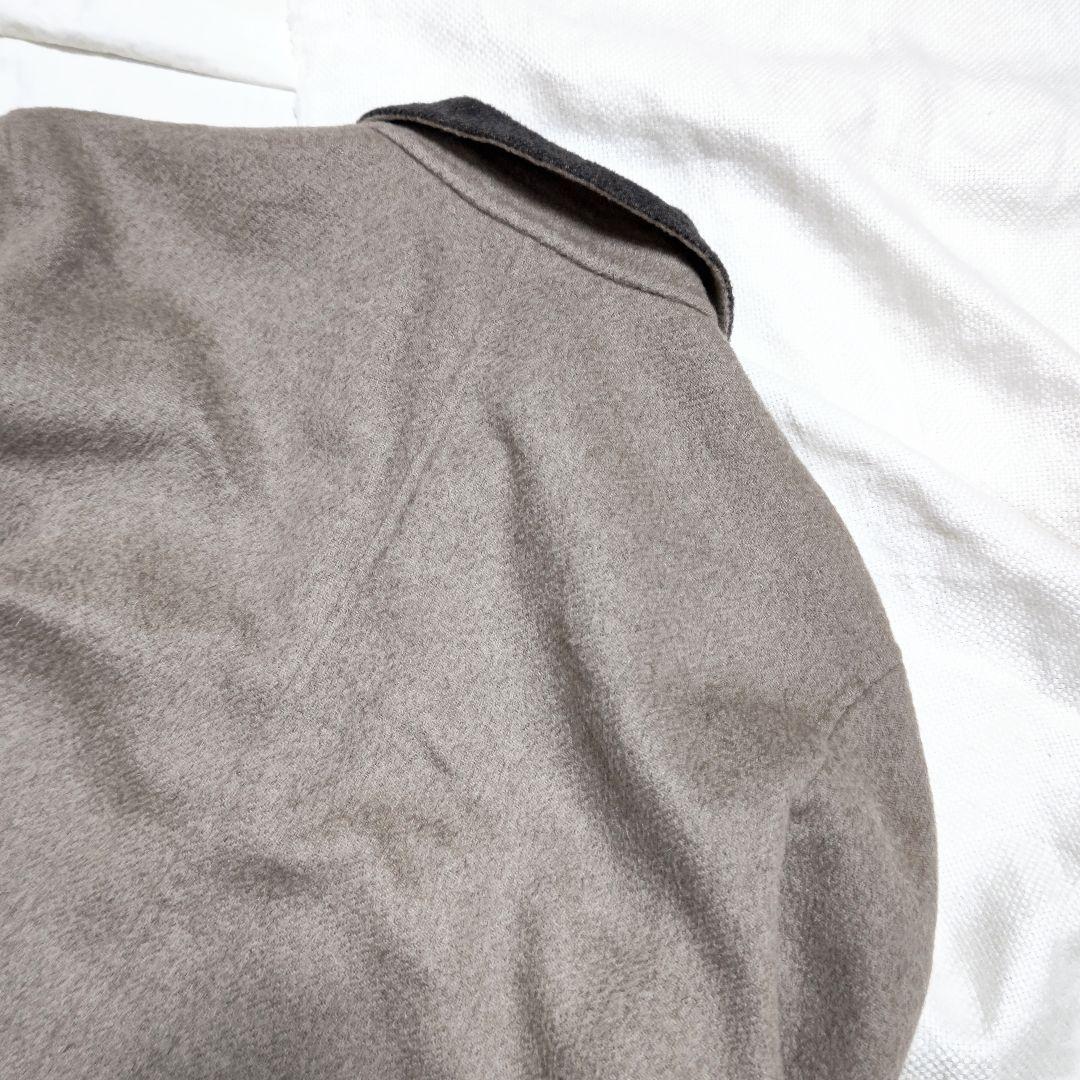 マドモアゼルノンノンNONNONコロンボカシミヤブレンドウールリバーコート